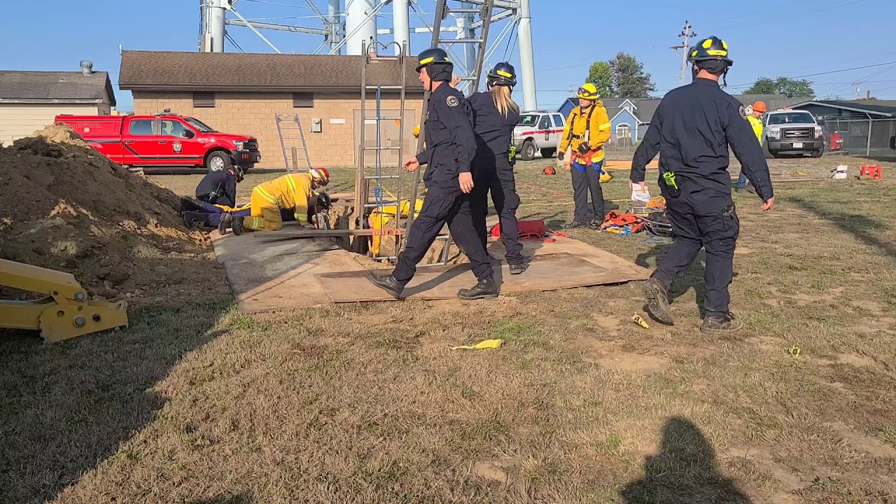 Full-Length Trench Rescue Drill