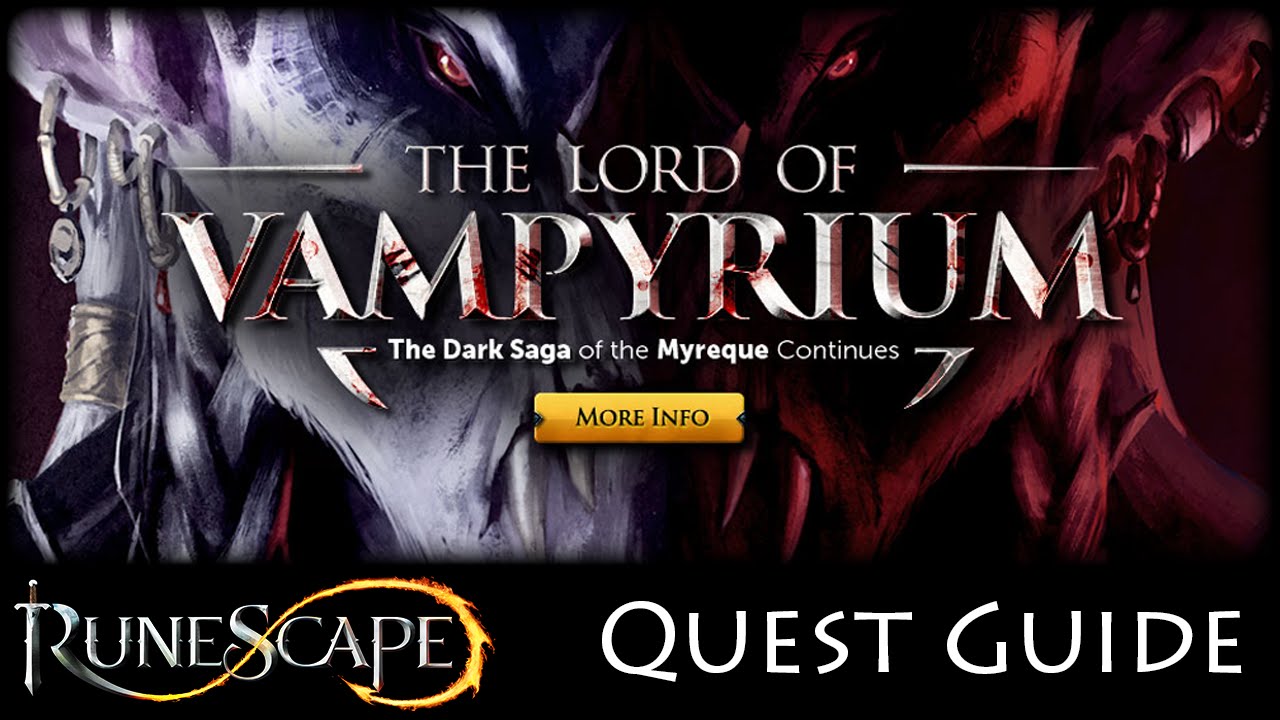 RuneScape 3: The Lord of Vampyrium - Myreque Master Quest [Complete Walkthrough/Guide + Cutscenes]