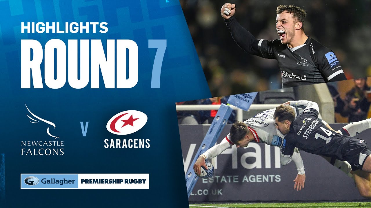 Newcastle v Saracens - HIGHLIGHTS | Wingers Star in Stunning Win! | Gallagher Premiership 2024/25