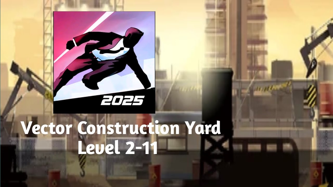 Vector Construction Yard Level 2-11 | Perfect Run Walkthrough | No Damage Clear
