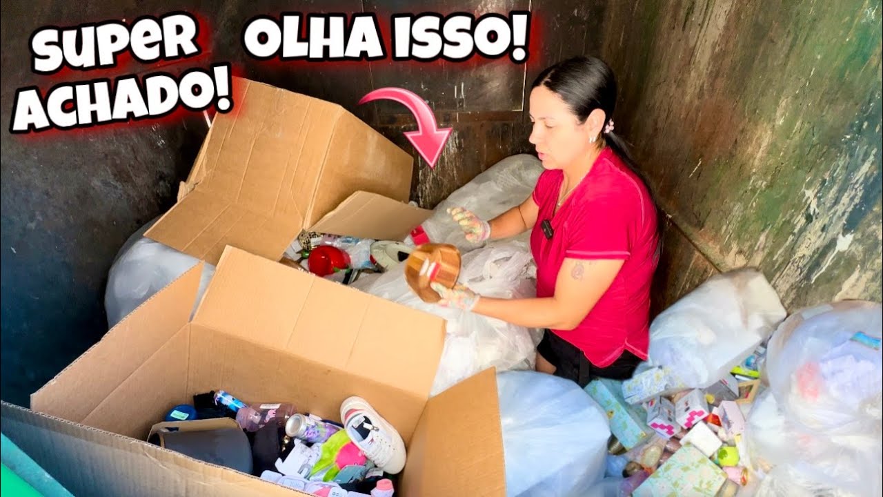 Dumpster diving! Super achado do lixo dos Estados Unidos!🇺🇸
