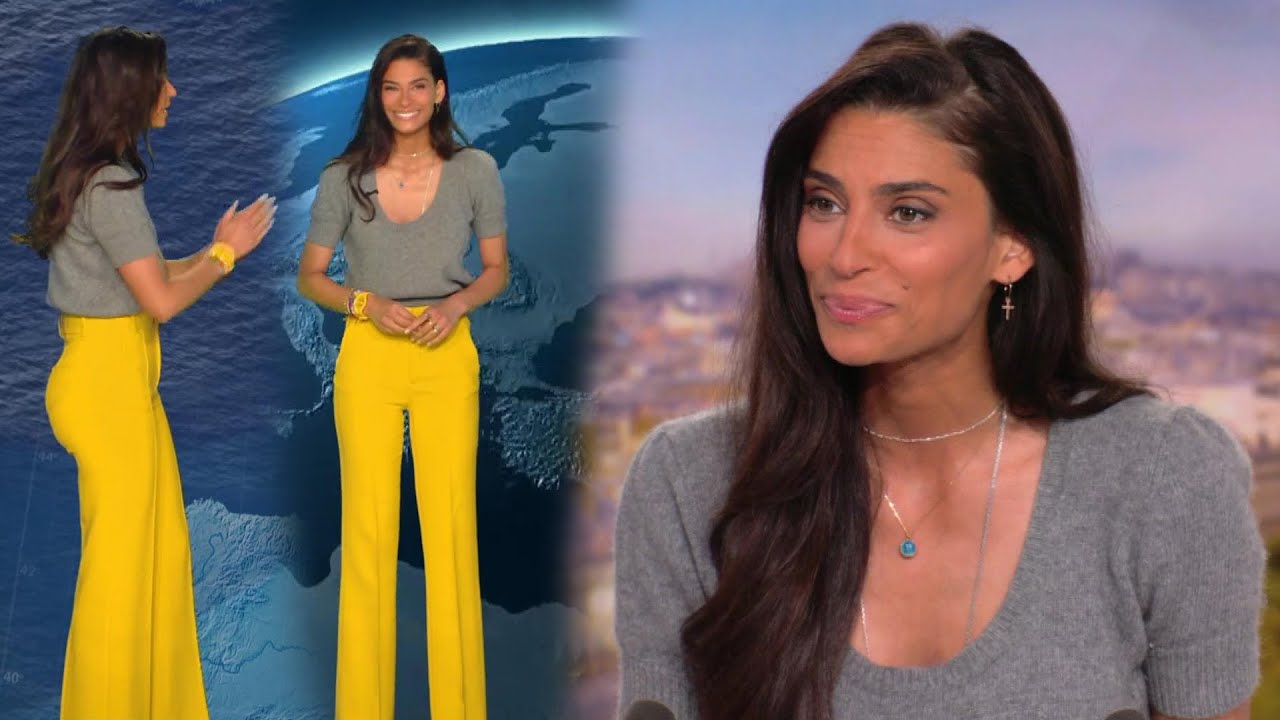 TATIANA SILVA MAGNIFIQUE POUR LA MÉTÉO BONUS PASSAGE JT