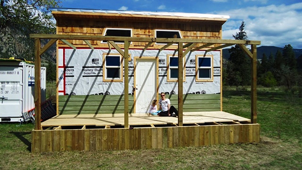 How To Build a Small 16'x20' Off Grid Cabin in Woods