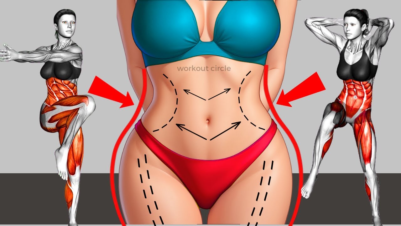 ➜Lose Stubborn Belly Fat Quickly🔥No Jumping ➜ 30-Min Standing Abs Workout (Reduce fat in 2026)