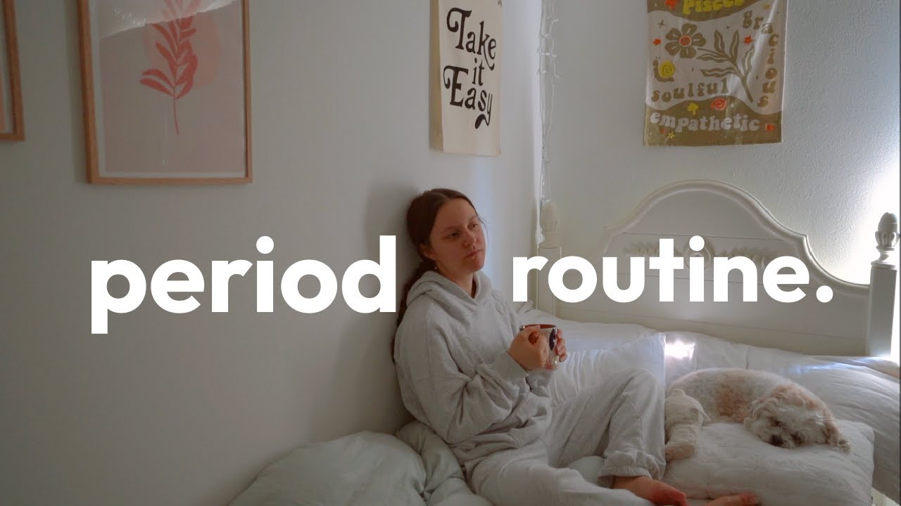 realistic period day in my life | self care, slowing down & gentle habits