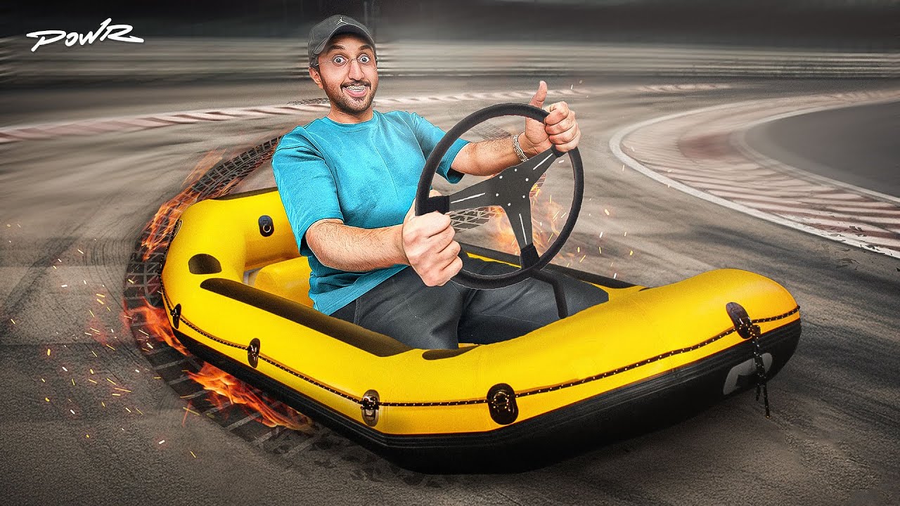 حولت قارب الى سيارة !! (مشيت فيه بشوارع الرياض) 😱