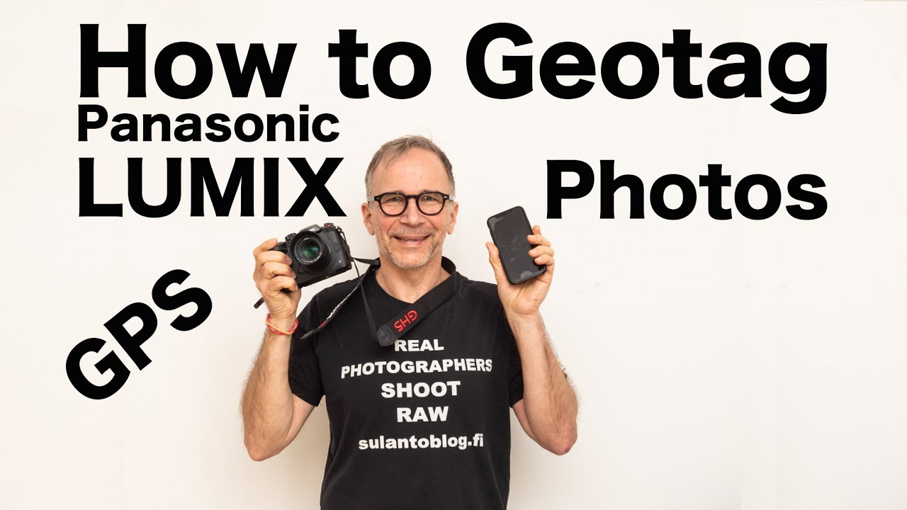 How to Geotag Lumix camera photos in real time