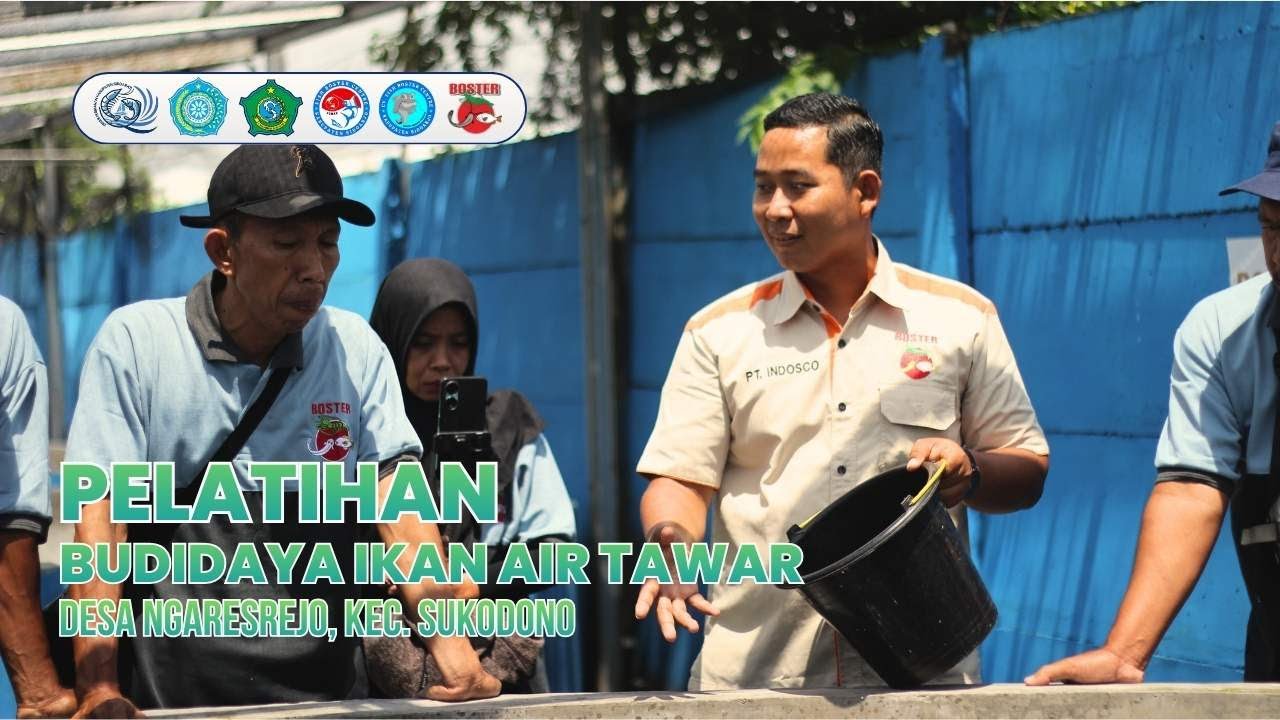 Pelatihan Budidaya Ikan Air Tawar Desa Ngaresrejo, Kec. Sukodono Di P2MKP Fish Boster Centre