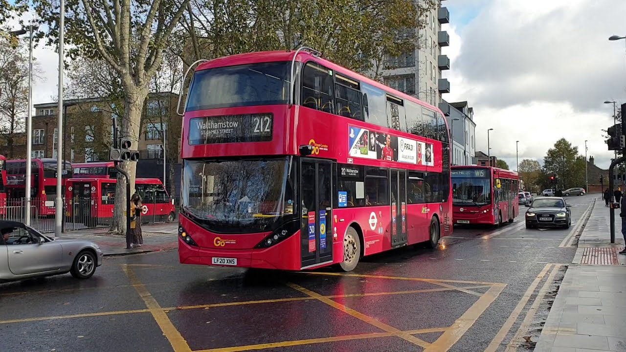 Buses in Walthamstow Central Station