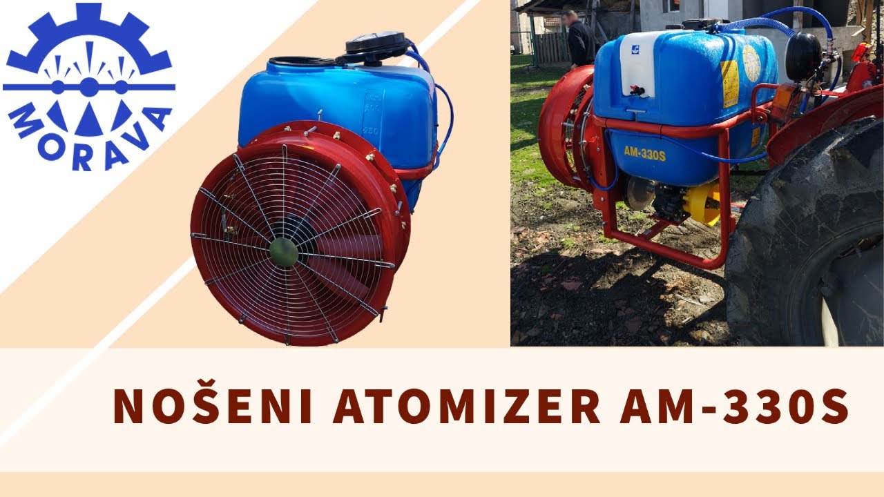 Nošeni atomizer AM-330S  MORAVA - demonstracija i testiranje proizvoda sa probom na terenu