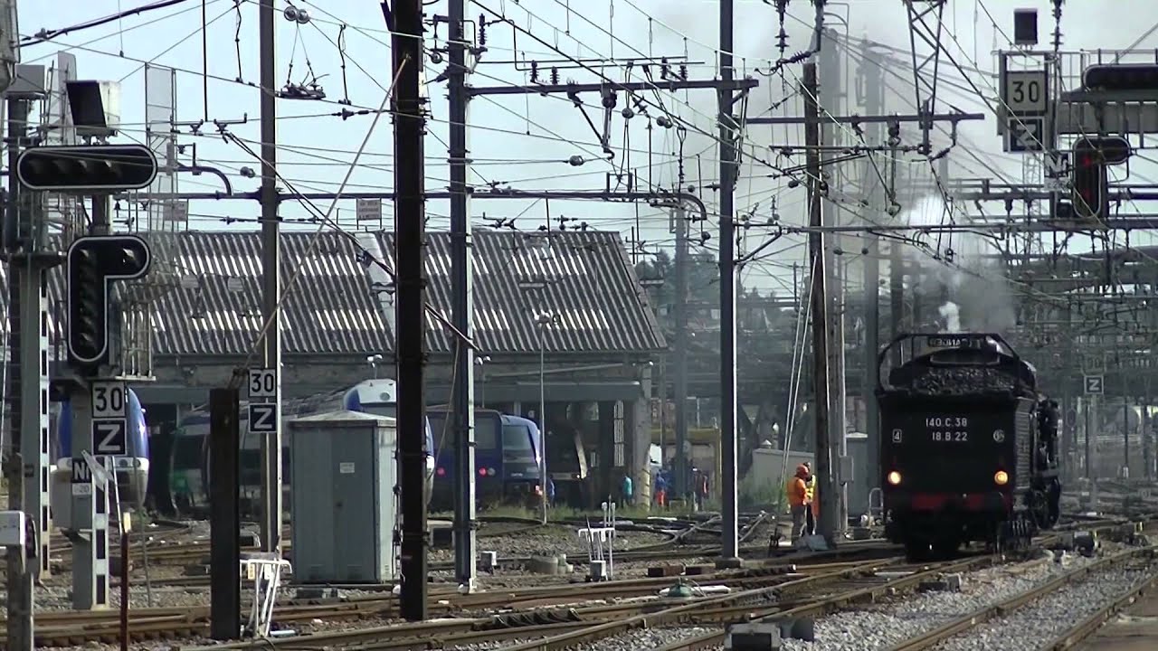 Vapeur 140C38 à Limoges Bénédictins le 30/07/2014