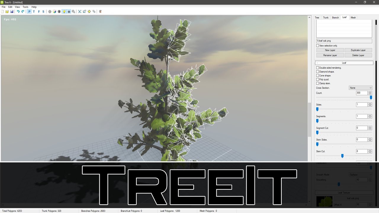 TreeIt -- Powerful Free Tree Creation Tool + A Godot Usage Tutorial