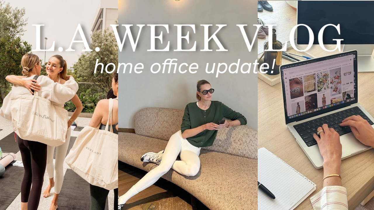 Week Vlog in L.A | Home Update + How I Calm My Nervous System Daily