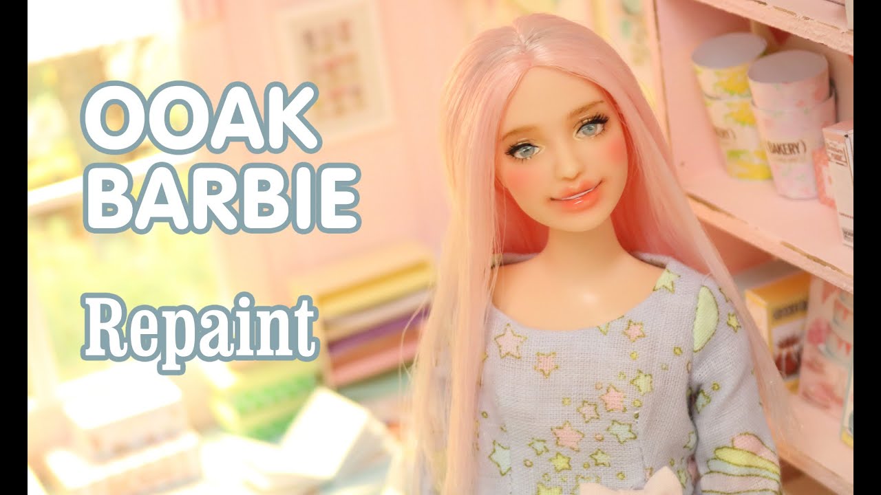 2019 Ooak Barbie doll by Nerea Pozo (fashionista) Custom repaint doll