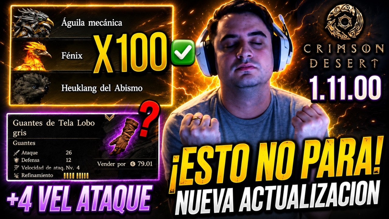 🔥 Crimson Desert Recibe Otra Gran Actualizaci&oacute;n (Parche 1.11.00)