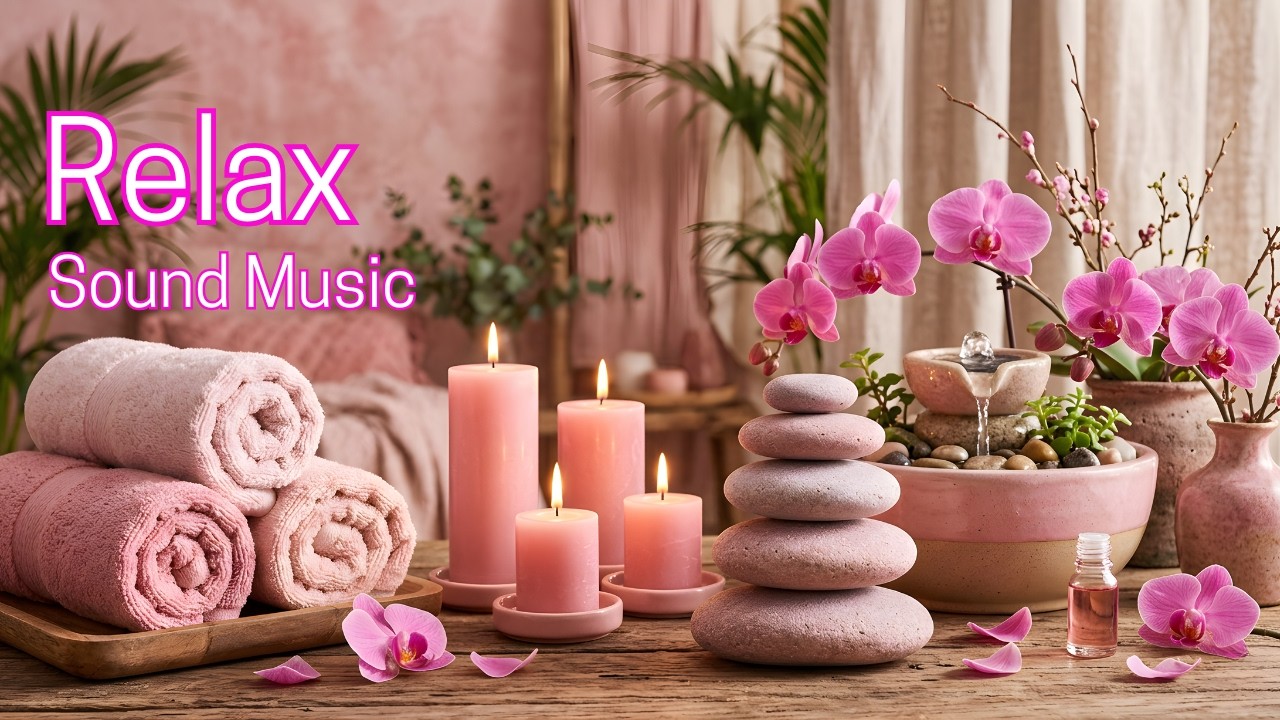 Live Relaxing Water Sounds with Soft Piano & Birds