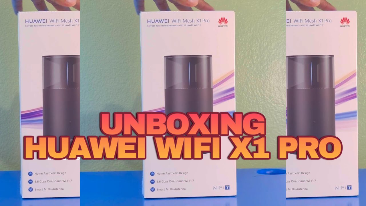 Unboxing Huawei Wifi Mesh X1 Pro