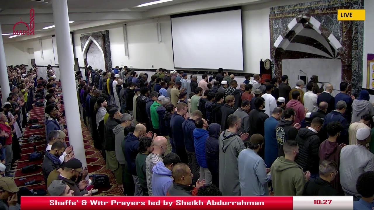 30th Taraweeh of Ramadan 2026-1447 | Sh. Aslam Acha | Sh. Abdurrahman Musa |  MAPS Redmond