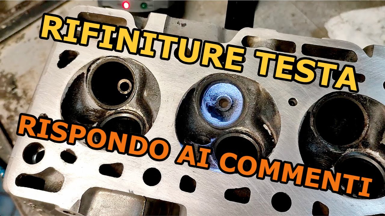 Rifiniture alla Testa, Tappi di fusione e Rispondo ai Commenti Suzuki F10A Revisione Motore parte 23