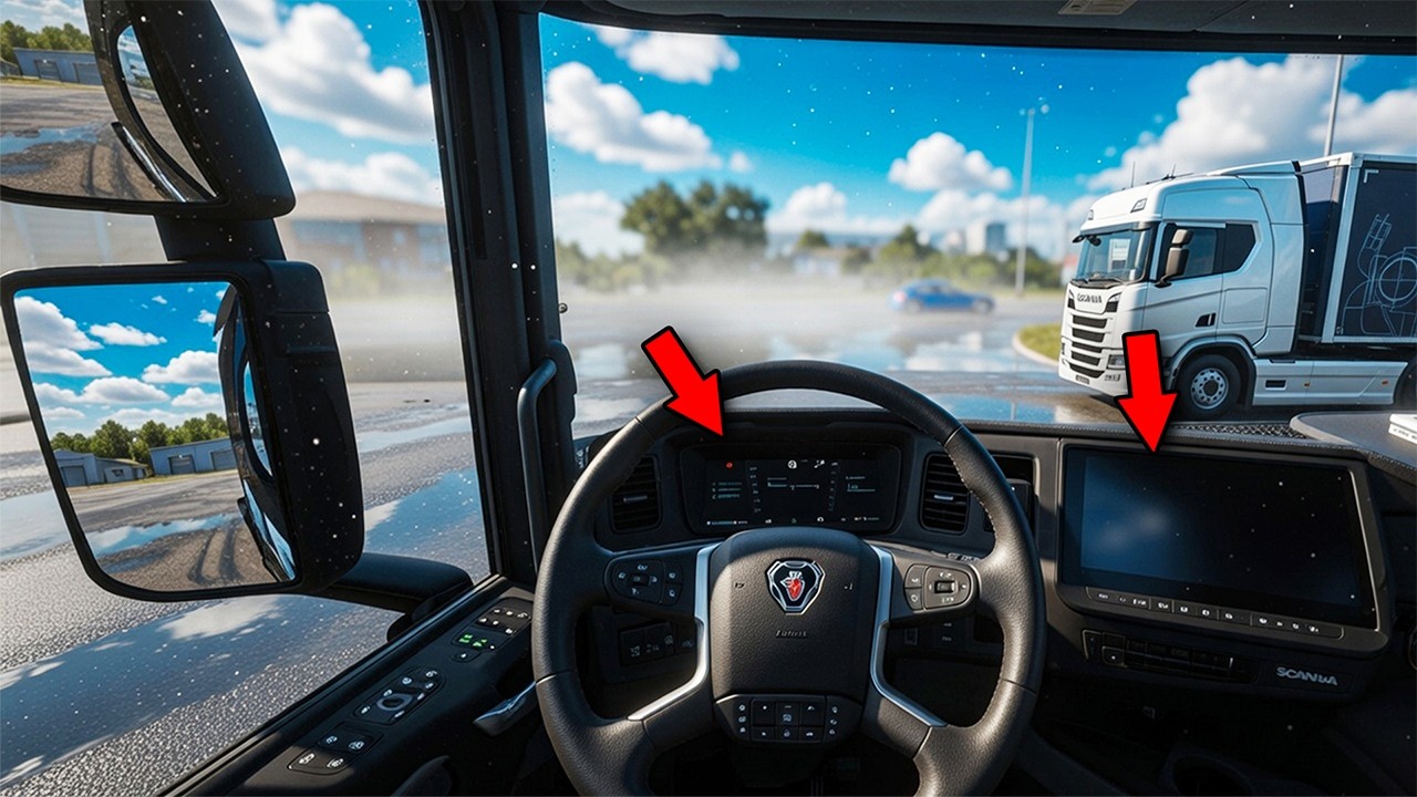 Sprawdzam odświeżoną Scania R - DWA Duże ekrany i masa dodatków! | ETS 2