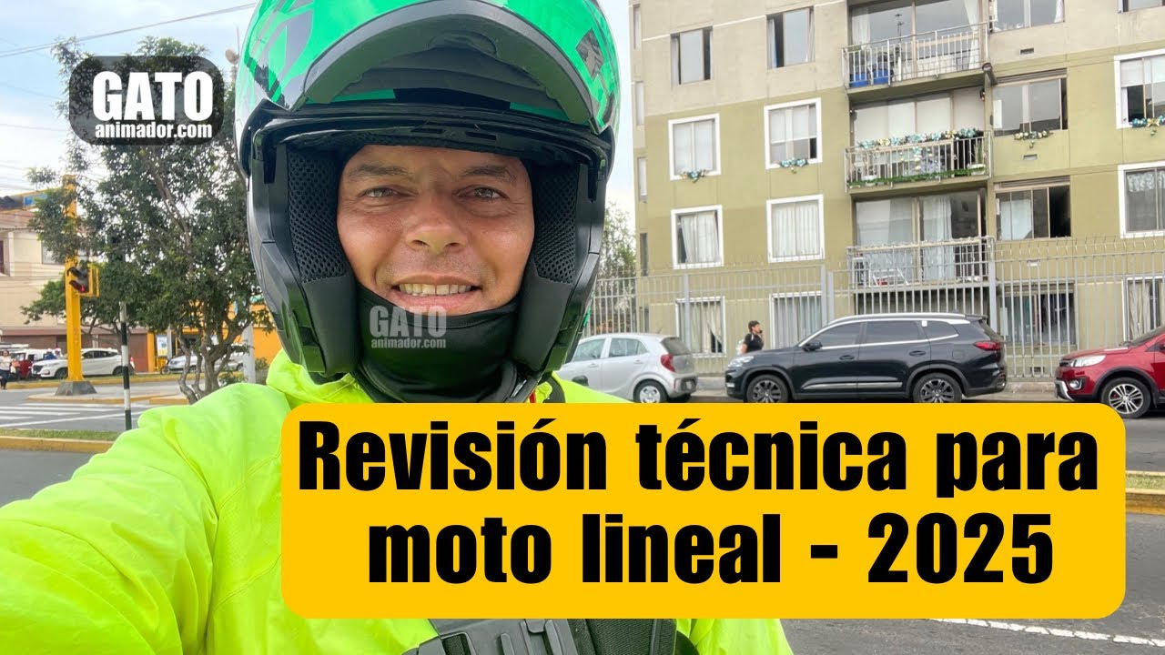 🔴 Revisión técnica vehicular para moto lineal - 2025