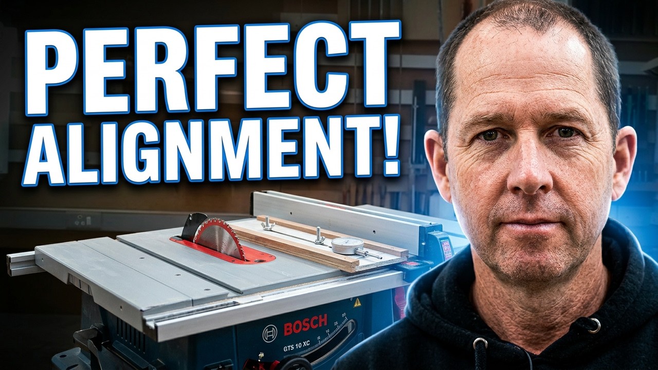 Bosch GTS 10 XC How to align the saw blade|Tutorial