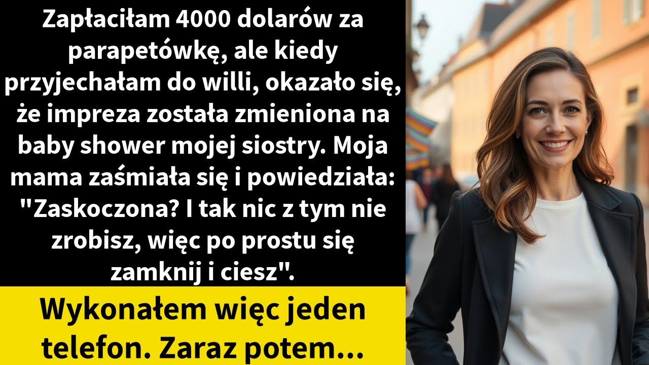 Zapłaciłam 4000 dolarów za parapetówkę, ale kiedy przyjechałam do willi, okazało się,