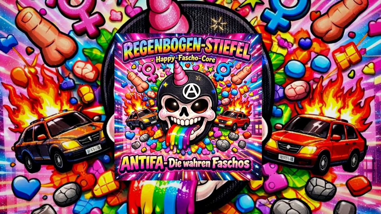 Azura Insight -  Regenbogen-Stiefel (Happy-Fascho-Core)