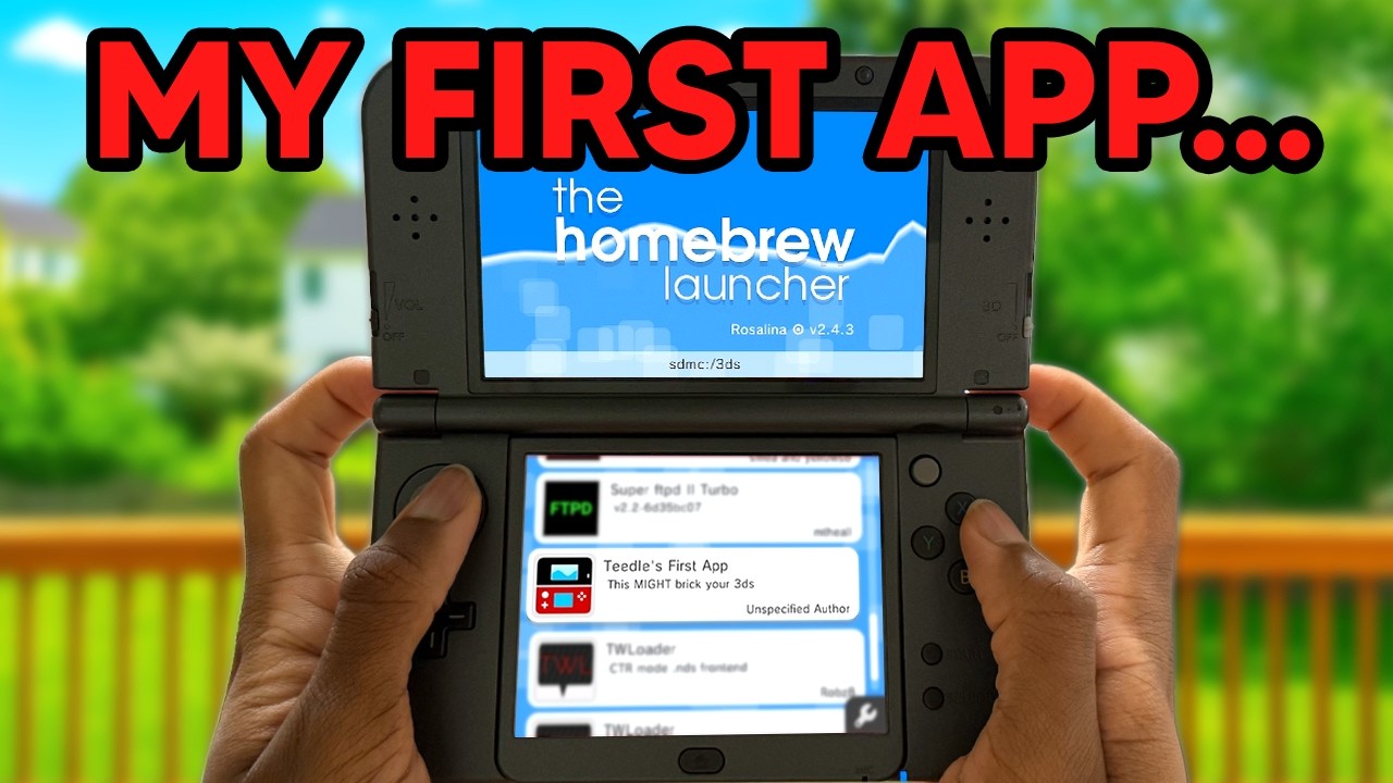 I Made a Homebrew App for the FIRST TIME&hellip; | 200K Special