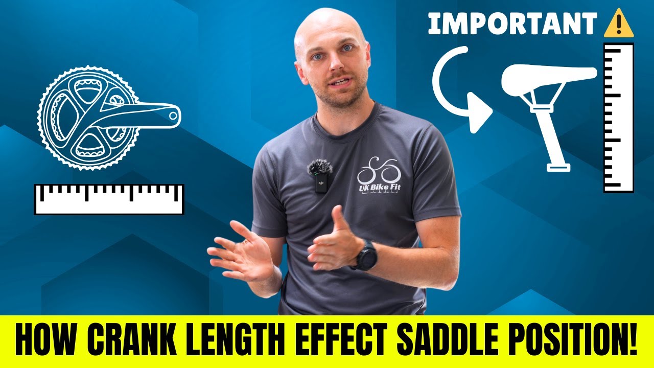 How Crank Length Effects Saddle Position! Bike Fit Tips