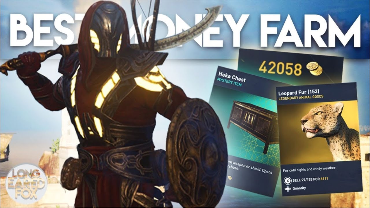 Assassin's Creed Origins | UNLIMITED MONEY & HEKA CHESTS FARM! - Best Money Farm In AC Origins