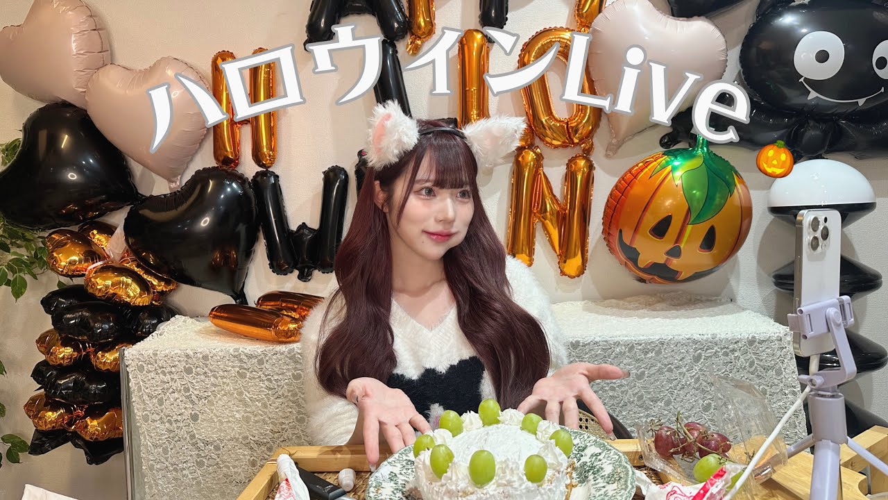 ハロウィンなのでケーキ作った🎂🎃