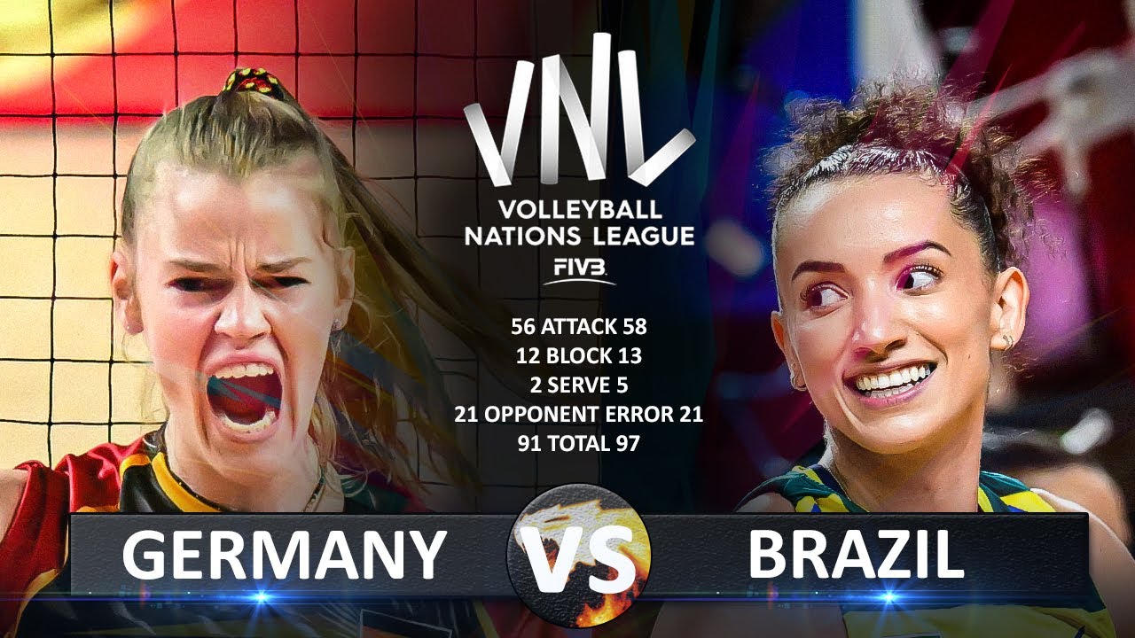 Germany vs Brazil | Women's VNL 2024