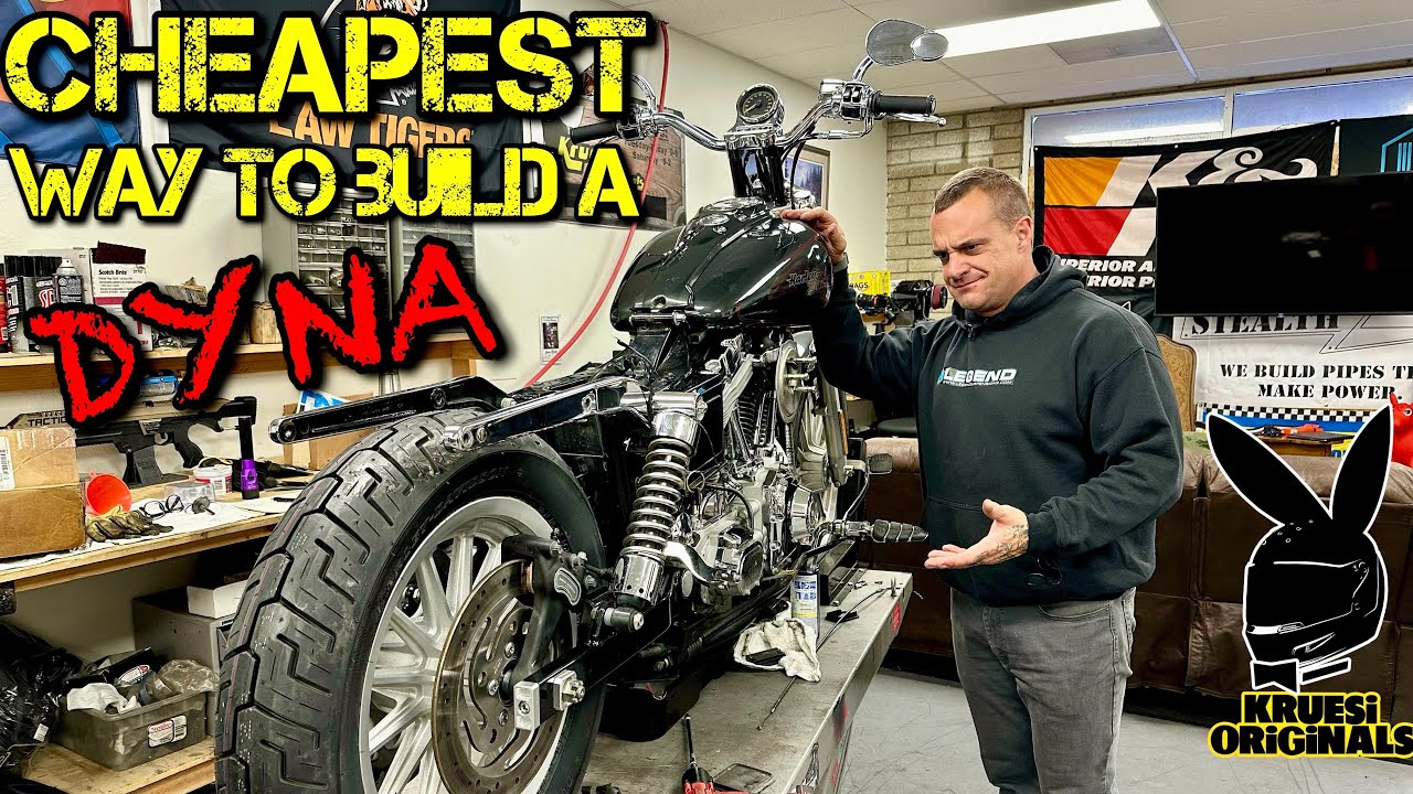 Самый дешевый способ построить Harley-Davison Dyna KRUESI VLOG #69