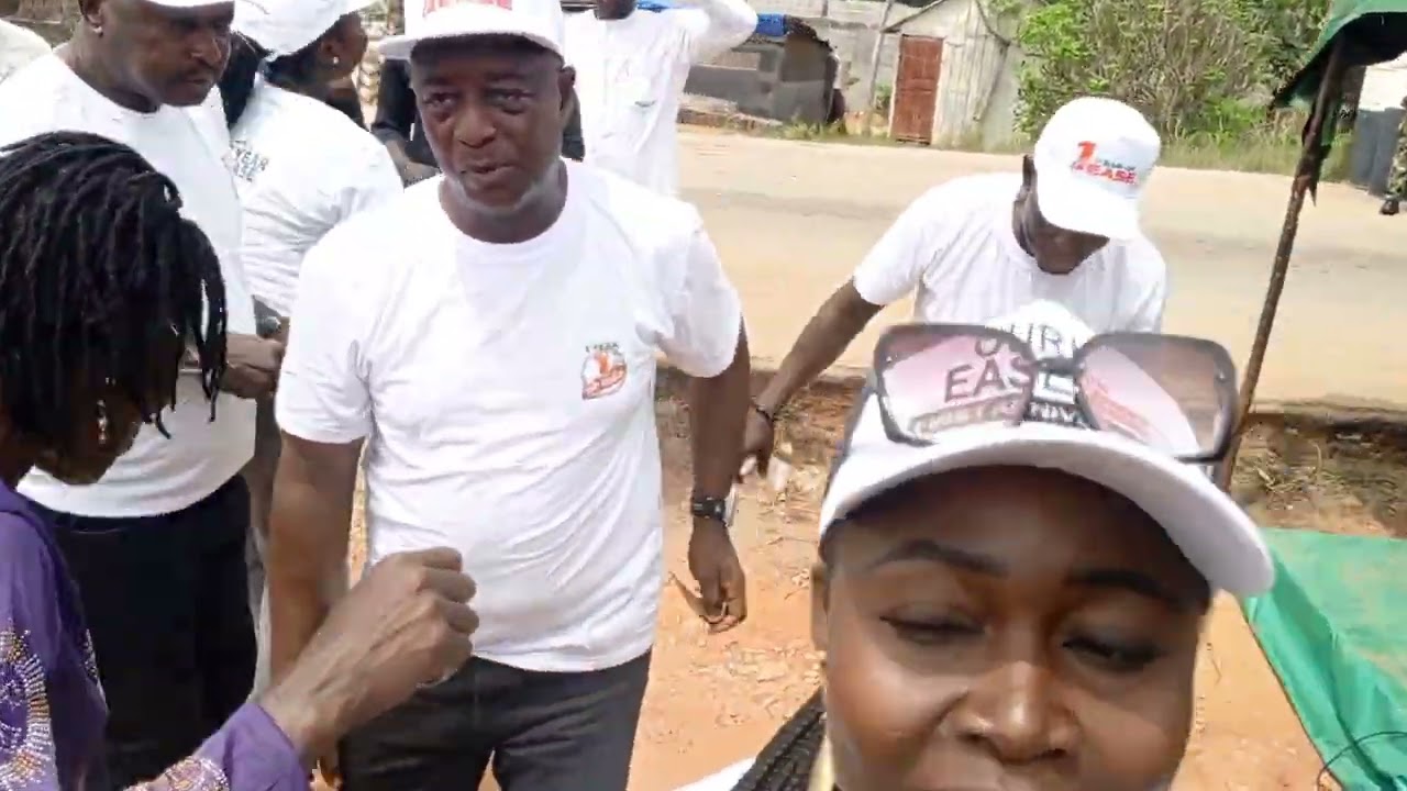 OLA JUSFIN TV Commissioning of NDDC Road project, in Igbokoda.