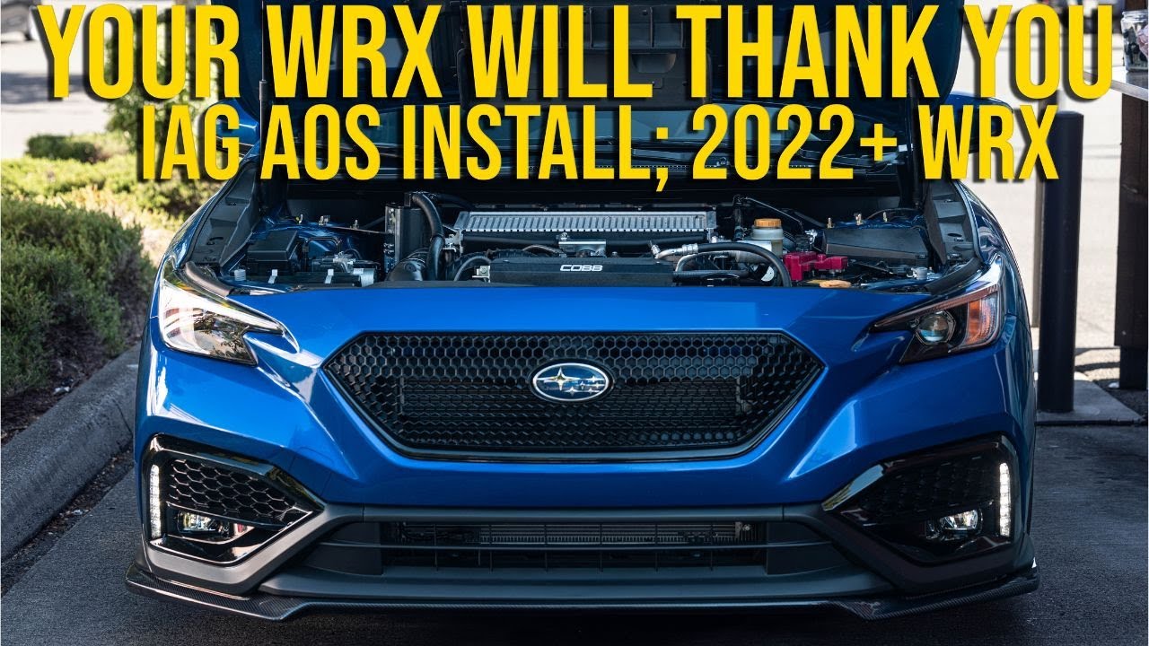 Subaru WRX 2022+; Установка IAG AOS