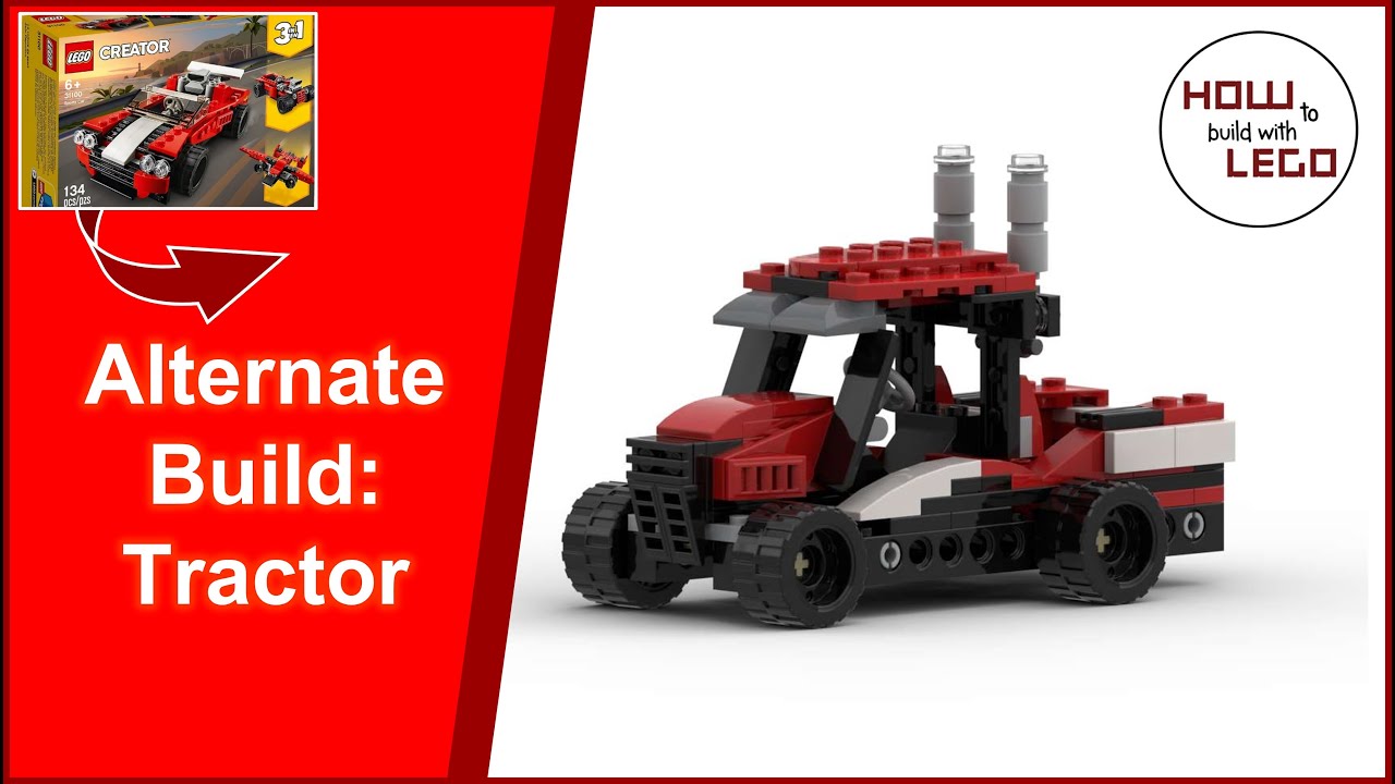 Lego 31100 Alternate Build - Tractor