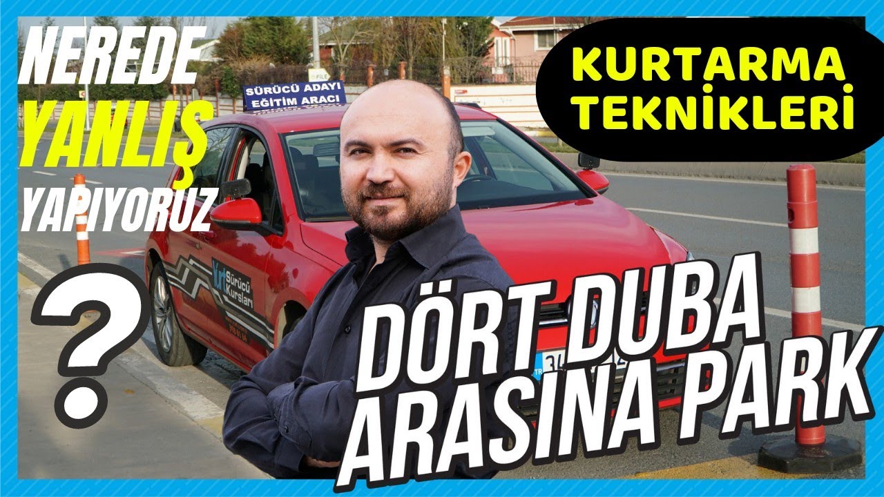 EN GÜNCEL 4 DUBA PARK NASIL YAPILIR ?, Kurtarma Teknikleri, Püf Noktalar #paralelpark #ehliyet