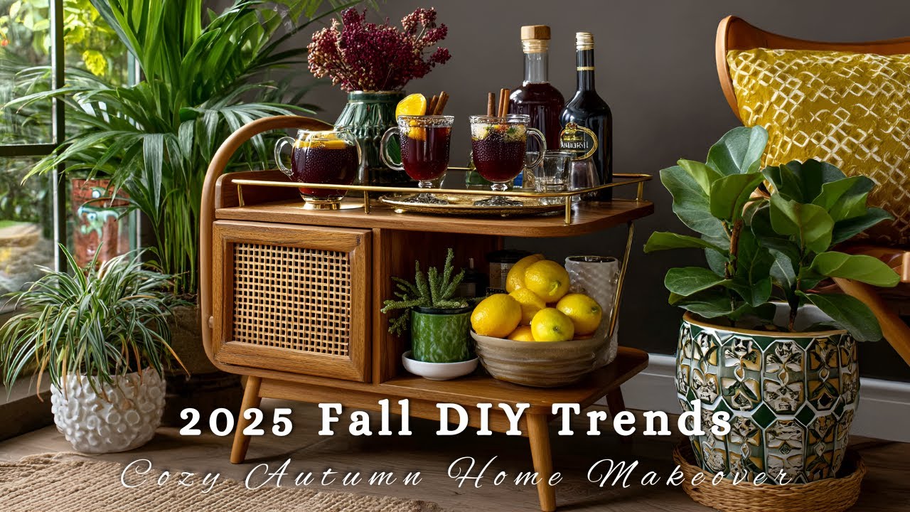 🍁 2025 Fall DIY Trends: Vintage Retro Decor Ideas You&rsquo;ll Love | Cozy Autumn Home Makeover 🍁