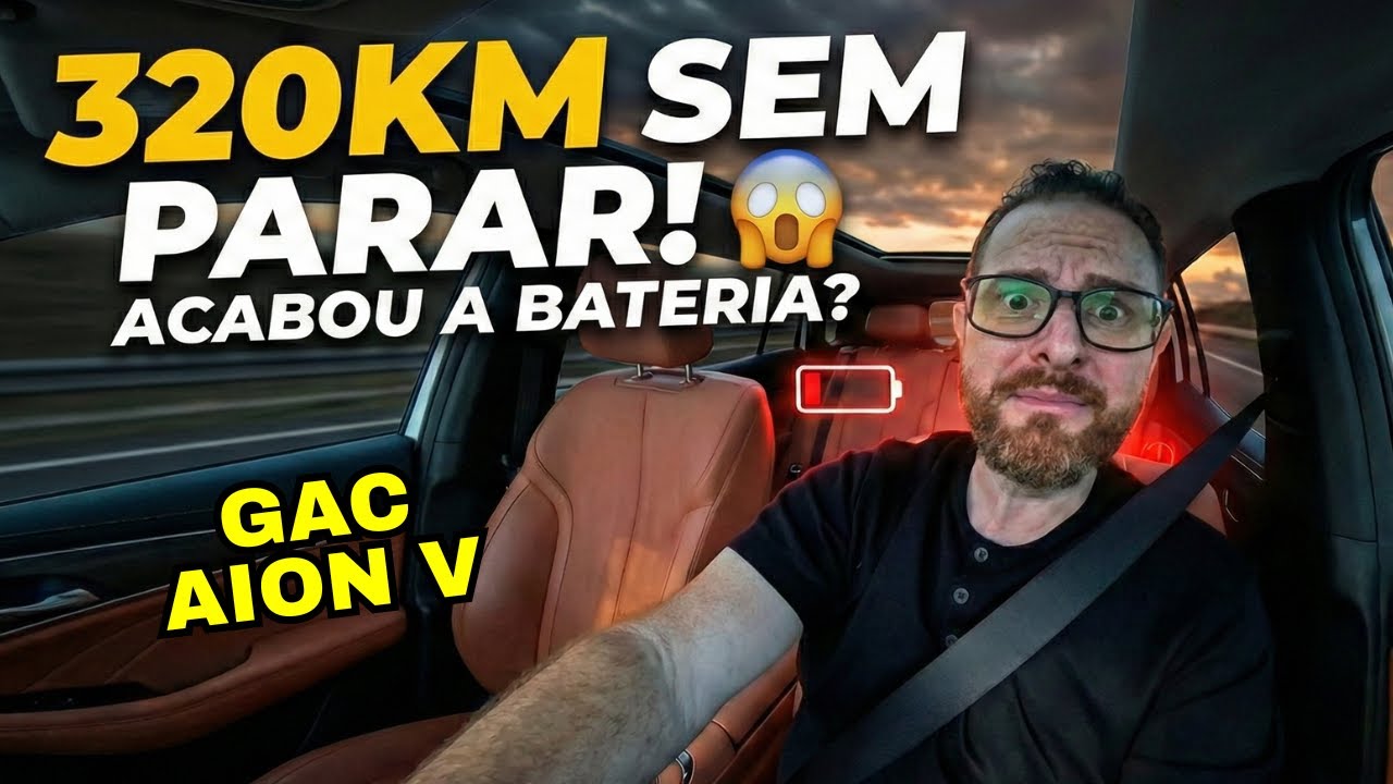 320KM SEM RECARREGAR — O GAC AION V AGUENTA OU TE ABANDONA?