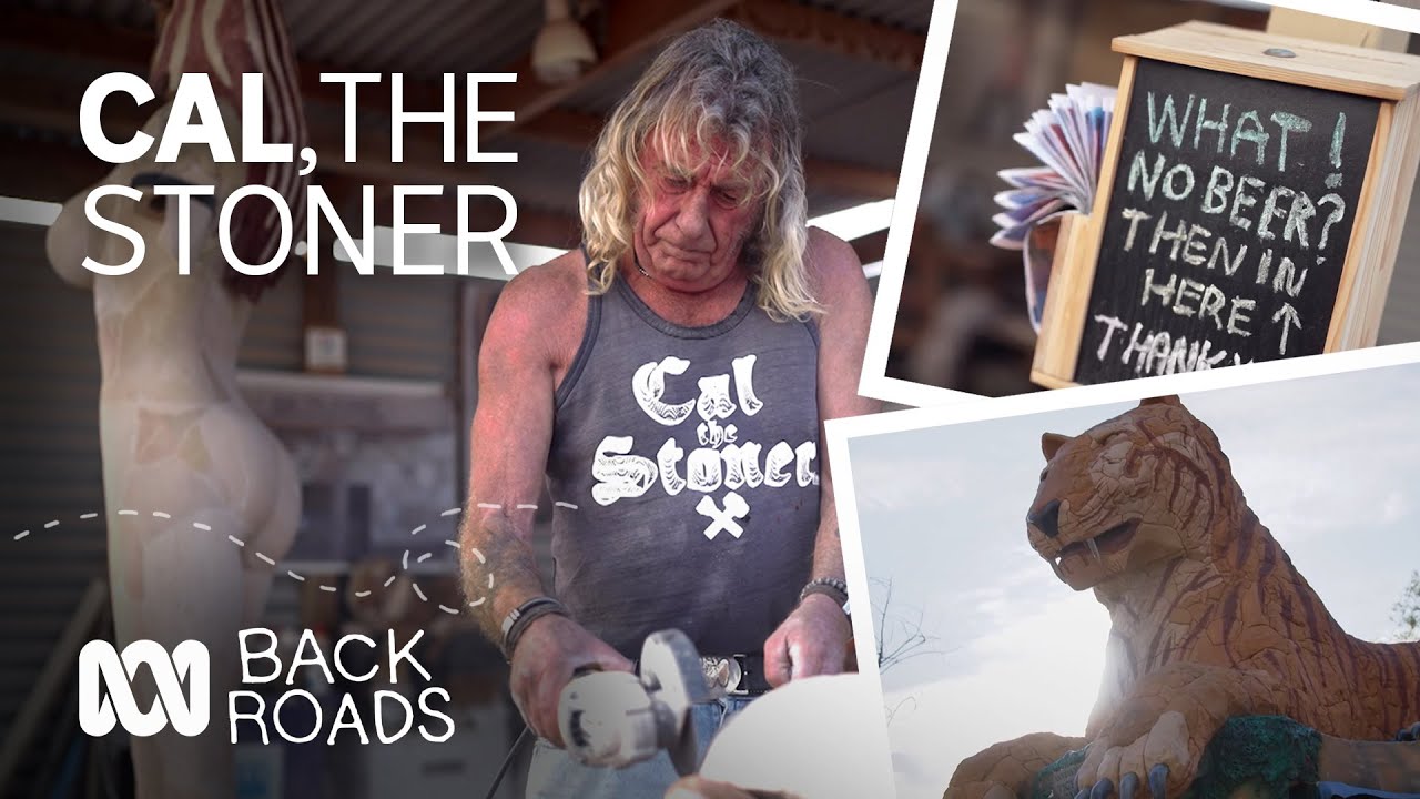 Larger-than-life sculptures from rock and opal in Andamooka | Back Roads | ABC Australia