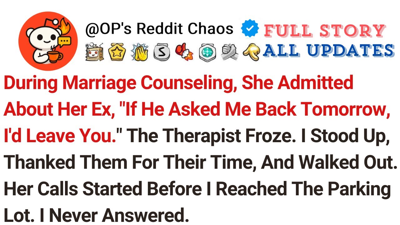 During Marriage Counseling, She Admitted About Her Ex, 