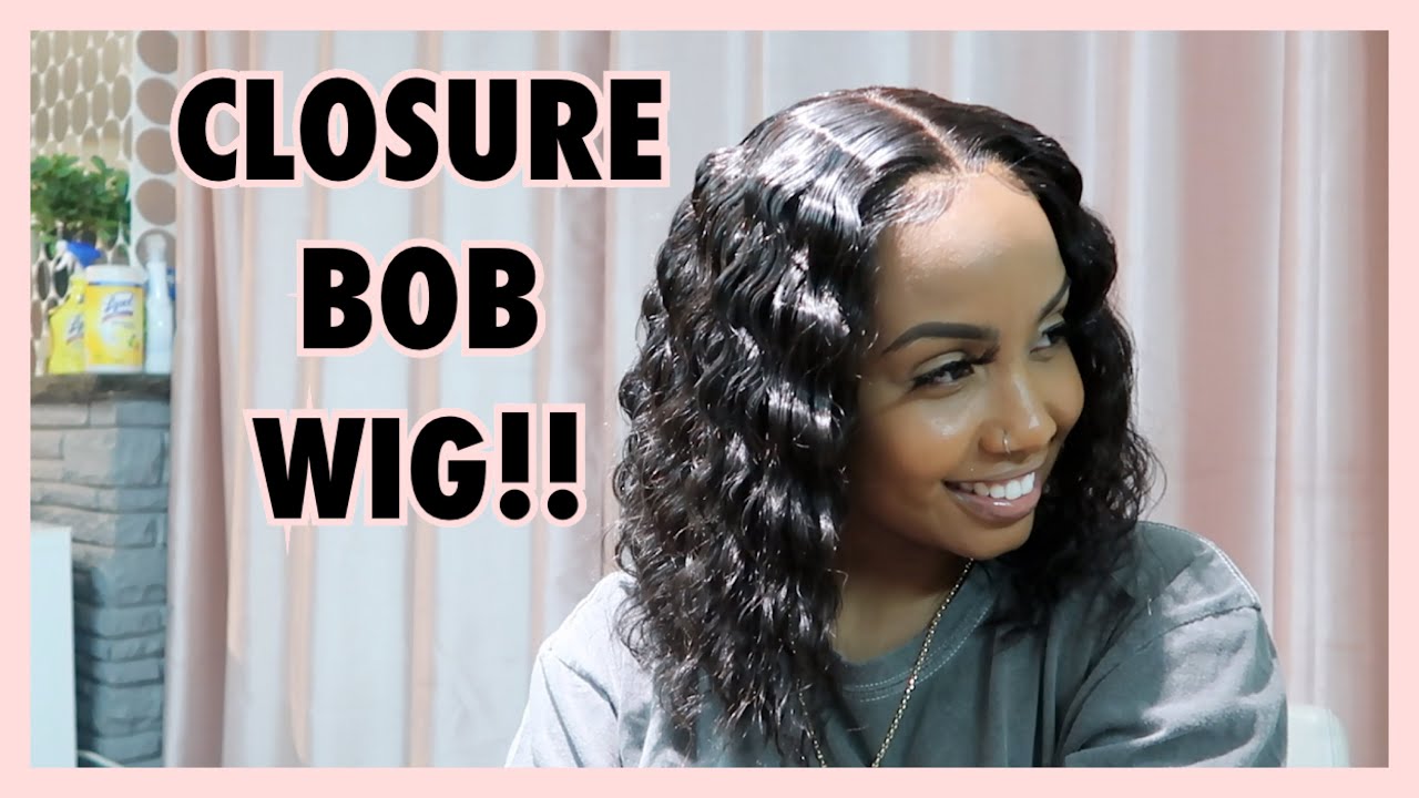GLUELESS BOB WIG || 4X4 CLOSURE WIG FT. #ISEEHAIRALIEXPRESS
