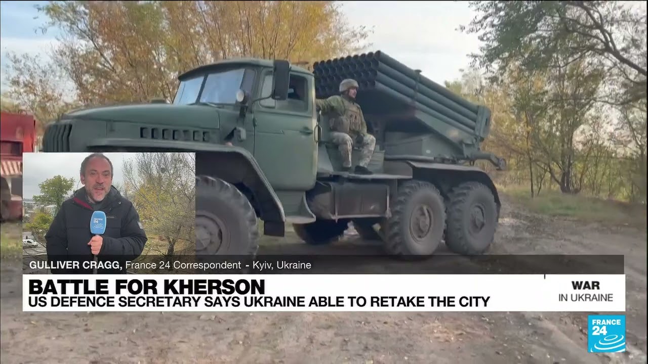 Live: Putin says civilians in Ukraine's Kherson should be evacuated &bull; FRANCE 24 English