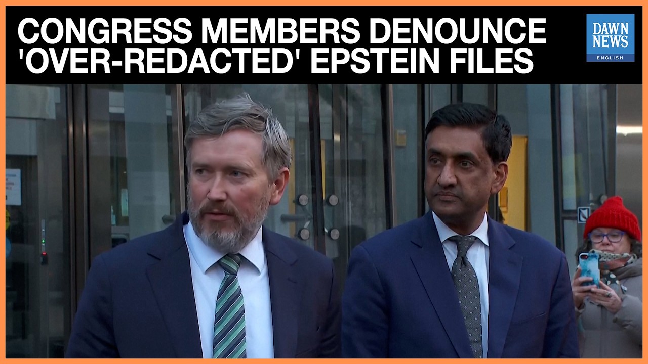 US Lawmakers Criticise ‘Over-Redacted’ Epstein Files After Justice Department Review