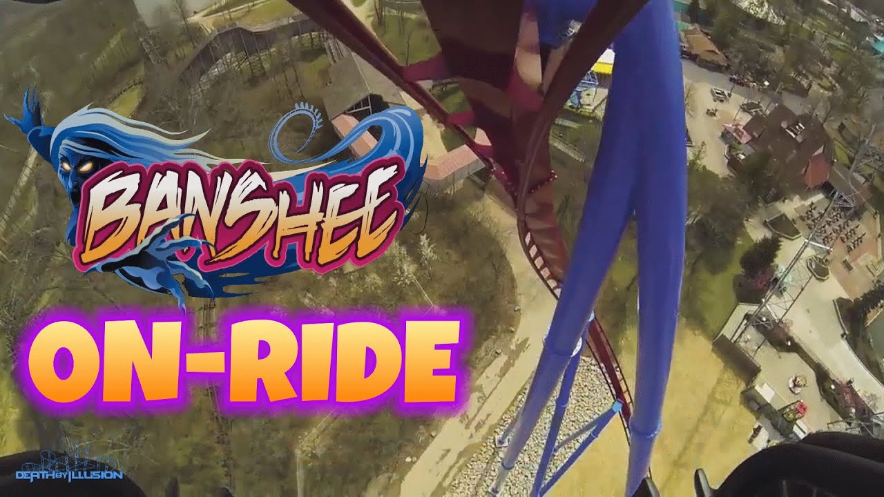Banshee On-ride Front Seat (HD POV) Kings Island