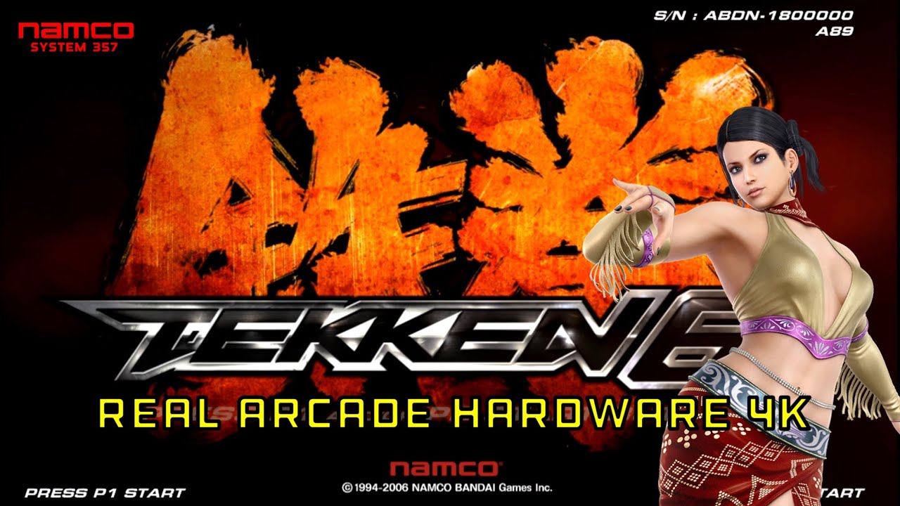 Tekken 6.0 Namco System 357 Zafina 4K 60FPS