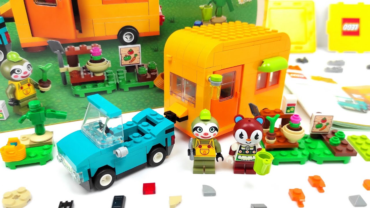 [Stop Motion Build] LEGO 77054 Leif's Caravan & Garden Shop(レイジの旅する園芸店, 늘봉의 여행하는 원예점)