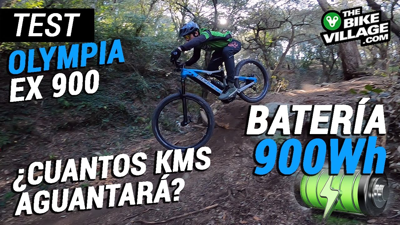 Test - Olympia EX 900  ¿Cuantos kilómetros aguanta la batería de 900Wh?