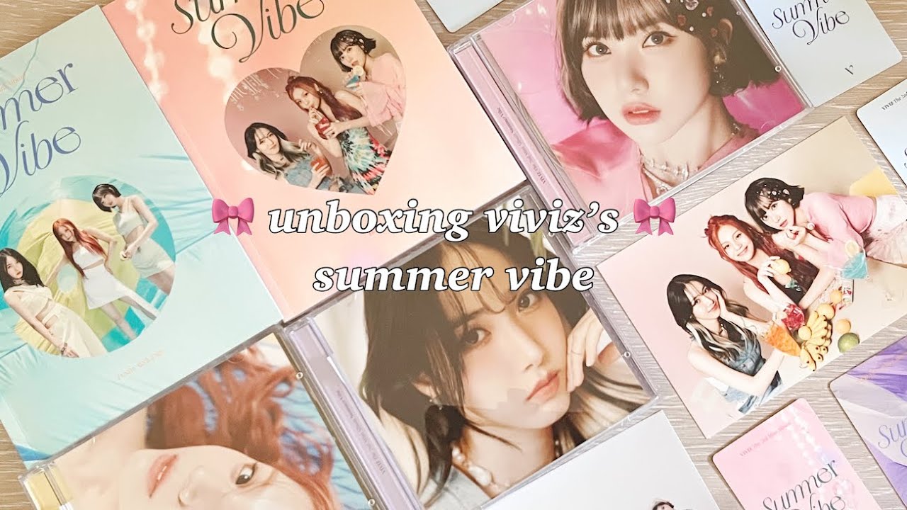 unboxing viviz’s second mini album - summer vibe! (all versions)